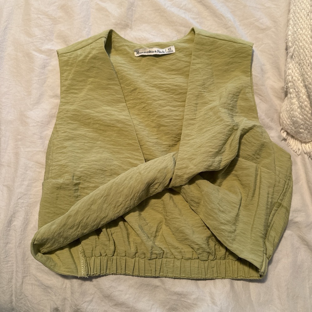 Abercrombie & Fitch Olive Green Top
